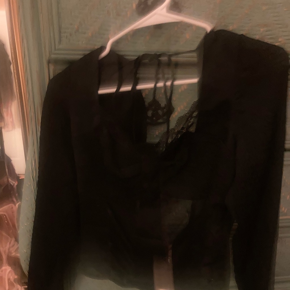 Free people sexy lace top